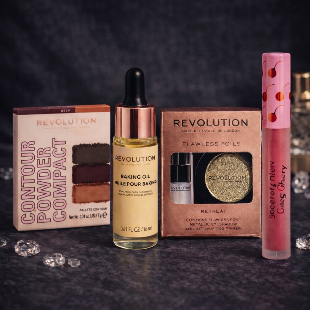 Makeup Revolution 4-Piece Face & Lip Set‎ | NWT | Full Size ✨